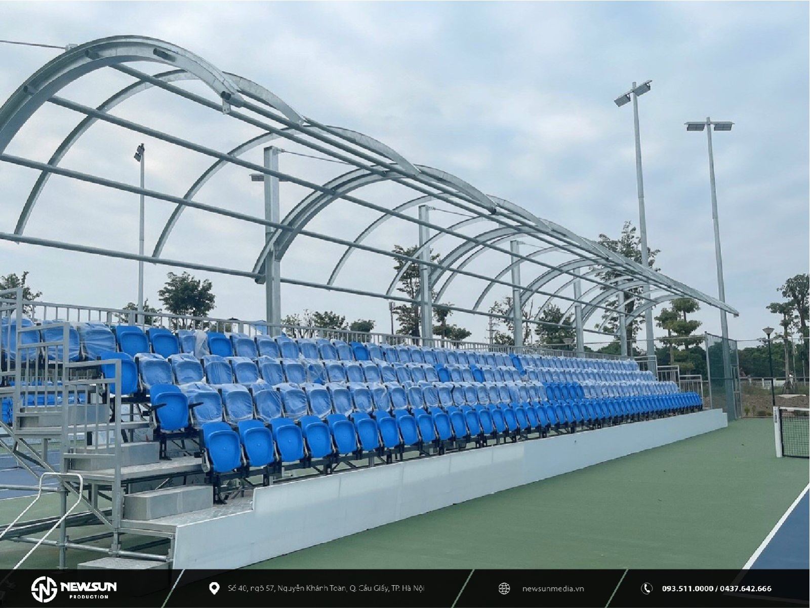 NEWSUN- ĐƠN VỊ SẢN XUẤT LẮP GHÉP KHÁN ĐÀI CHUẨN QUỐC TẾ